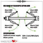 دستگاه جک دو ستون آپو مدل APO 40CU - تصویر 3