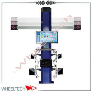دستگاه میزان فرمان سه بعدی رایان خودرو با فناوری پیشرفته، دقت بالا و عملکرد سریع برای تنظیم زوایای چرخ‌ها