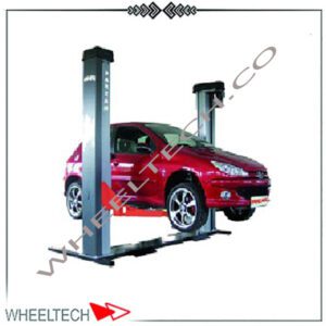 جک دو ستون ماردونی ایرانی با ظرفیت بالا، مناسب برای تعمیرگاه‌های خودرو، مجهز به سیستم ماردونی مقاوم و طراحی ایمن.