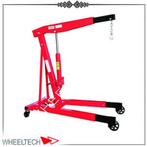 جرثقیل موتور درآر ایرانی با ظرفیت 3 تن، مناسب برای جدا کردن موتور خودروها با دقت و ایمنی بالا.