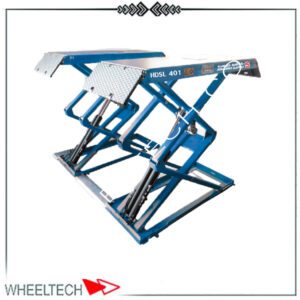 جک قیچی دوبل پاریزان صنعت، مناسب برای تنظیم ارتفاع خودرو در تعمیرگاه‌ها و مراکز خدمات خودرویی، با ظرفیت بالا و عملکرد دقیق.