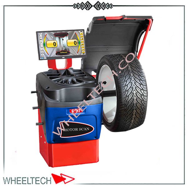 بالانس چرخ C97 موتور اسکن – دقت بالا و عملکرد هوشمند دستگاه بالانس چرخ C97 موتور اسکن با نمایشگر دیجیتال، تنظیم خودکار و دقت بالا برای انواع رینگهای سواری و سنگین