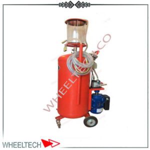 ساکشن روغن موتور برقی ایرانی با عملکرد قدرتمند، مناسب برای تعویض روغن خودروهای سواری و سنگین، مجهز به پمپ الکتریکی و مخزن مقاوم.