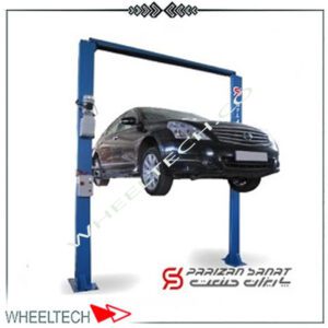 جک دو ستون اتصال از بالا پاریزان صنعت برای تعمیرگاه‌های خودرو طراحی شده است. این جک با سیستم اتصال از بالا، ایمنی و راحتی بیشتری برای بلند کردن خودروهای سنگین فراهم می‌کند.