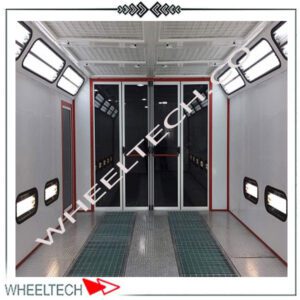 دستگاه اتاق رنگ پریمیوم با تکنولوژی پیشرفته برای بهبود فرآیند خشک کردن رنگ خودرو، مجهز به سیستم‌های حرارتی و تهویه هوای بهینه.