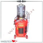 دستگاه ساکشن برقی اطلس با طراحی مدرن و عملکرد قوی برای تخلیه روغن موتور و گیربکس خودروهای سبک و سنگین