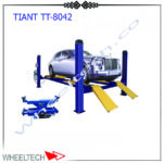 جک چهارستون چینی با قابلیت تحمل وزن بالا و عملکرد دقیق، ایده‌آل برای تعمیرگاه‌ها و کارگاه‌های خودروسازی. این جک به راحتی خودروهای سنگین و با ابعاد مختلف را جابجا می‌کند.