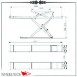 جک قیچی دوبل لانچ مدل TLT-830W - تصویر 2