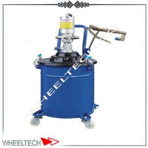 گریس پمپ بادی 20 کیلویی برند ووفو، دستگاهی کارآمد برای پمپاژ و تزریق گریس در صنعت خودرو و تجهیزات سنگین.