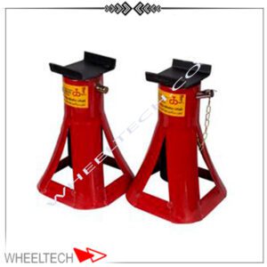 خرک سه تن جک ایران، ساخته شده از فولاد مقاوم با تنظیم ارتفاع، مناسب برای تعمیرگاه‌ها و سرویس خودرو.