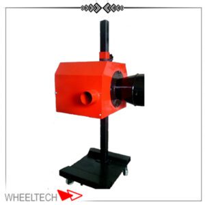 اگزوز فن تک ورودی پرتابل با طراحی قابل حمل، مناسب برای تهویه هوای کارگاه‌ها، تعمیرگاه‌ها و محیط‌های صنعتی با قدرت مکش بالا.