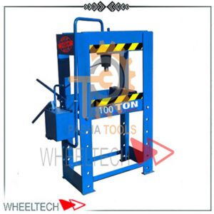 پرس 100 تن هیدرولیک ویل تک با سیستم هیدرولیک قدرتمند برای استفاده در کارگاه‌های مکانیکی، تعمیرگاه‌ها و صنایع سنگین طراحی شده است.