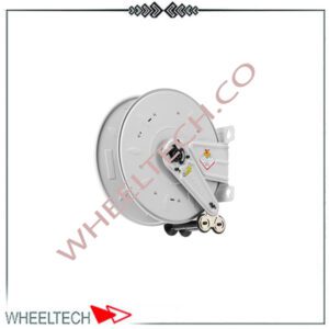 قرقره شلنگ جمع کن گریس راسم با بدنه مقاوم و سیستم جمع‌کننده خودکار