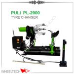 تصویری از دستگاه لاستیک درآر کامیونی پولی با طراحی حرفه‌ای و مناسب برای تعویض لاستیک خودروهای سنگین.