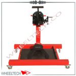 استند موتور گیربکس تک ستون، ابزاری کارآمد برای نصب، جابجایی و نگهداری موتور و گیربکس در تعمیرگاه‌ها. دارای سیستم هیدرولیک و قفل ایمنی برای استفاده راحت و ایمن.