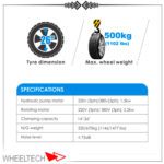 دستگاه لاستیک درآر ماشین سنگین کامیونی آپو APO T-260 - تصویر 4