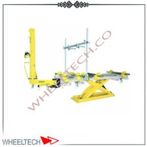 دستگاه شاسی کش صافکاری 10 تن فنلاندی برای تعمیر و صافکاری شاسی خودروهای سنگین و سبک، با قدرت و دقت بالا.