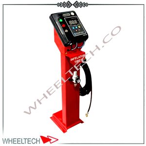 دستگاه تنظیم باد پارسیان با کنترل راه دور برای اندازه‌گیری و تنظیم دقیق فشار هوا در لاستیک خودرو، با عملکرد سریع و آسان.