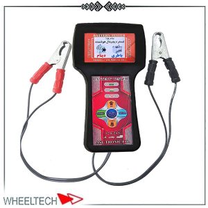 تستر باتری و دینام اصل ترونیک، دستگاهی حرفه‌ای برای تست سلامت باتری و دینام خودرو با دقت بالا و نمایشگر دیجیتال.