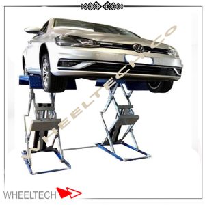 جک قیچی روکار آریا ماشین با ظرفیت بالا و عملکرد ایمن، مناسب تعمیرگاه‌های حرفه‌ای