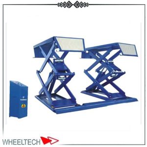 جک قیچی بلند توکار فانبائو، مناسب برای تعمیرگاه‌های حرفه‌ای، با ظرفیت بالا، ایمنی تضمین‌شده و عملکرد دقیق