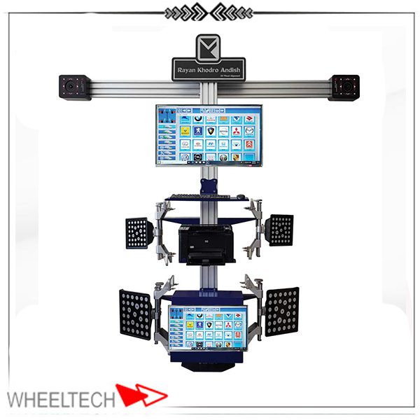 دستگاه تنظیم فرمان سه بعدی رایان با بوم دستی – دقت و کیفیت برتر خرید دستگاه میزان فرمان سه بعدی رایان با بوم دستی، مناسب برای تنظیم دقیق زوایای چرخ خودرو