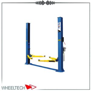 تصویر جک دو ستون حرفه‌ای PEAK مدل 208، مناسب تعمیرگاه‌ها، تعویض روغنی و خدمات تخصصی خودرو با طراحی مستحکم و ایمنی بالا.