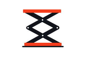 عکس جک قیچی هیدرولیک تعمیرگاهی با طراحی کم‌فضا، مناسب تعویض لاستیک و سرویس سیستم تعلیق خودرو، ایمن و قابل اعتماد برای تعمیرگاه‌ها