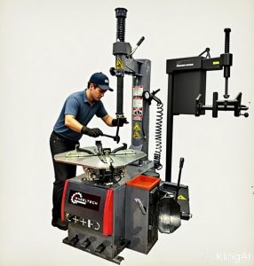 عکس دستگاه لاستیک درار و جازن خودروهای سواری و سنگین