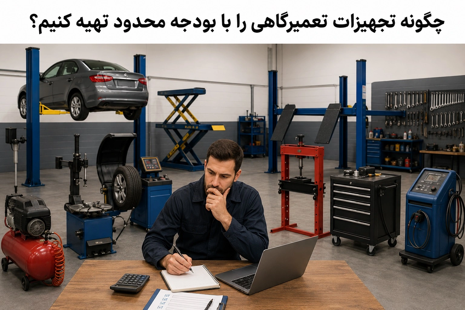 چگونه تجهیزات تعمیرگاهی را با بودجه محدود تهیه کنیم؟